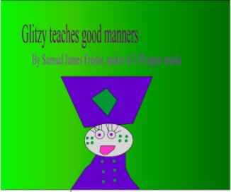 Glitzy teaches good manners book cover