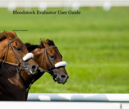 Bloodstock Evaluator User Guide book cover