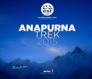 Anapurna Trek 2015 hardcover book cover