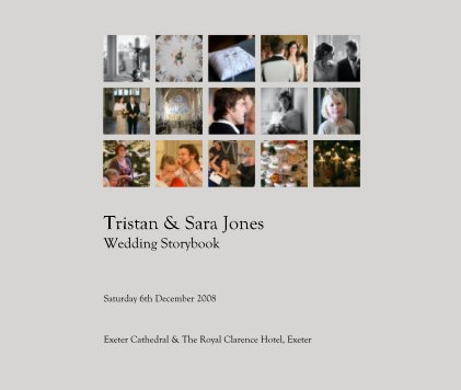 Tristan & Sara Jones Wedding Storybook book cover