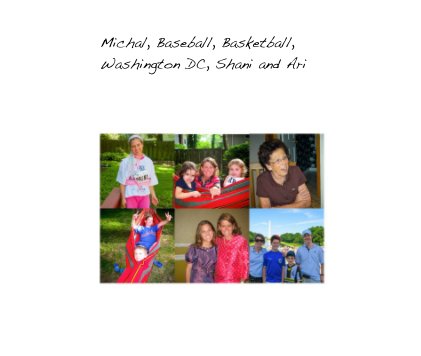 Michal, Baseball, Basketball,Washington DC, Shani and Ari book cover