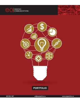 EO Graphic Communications – PORTFOLIO book cover