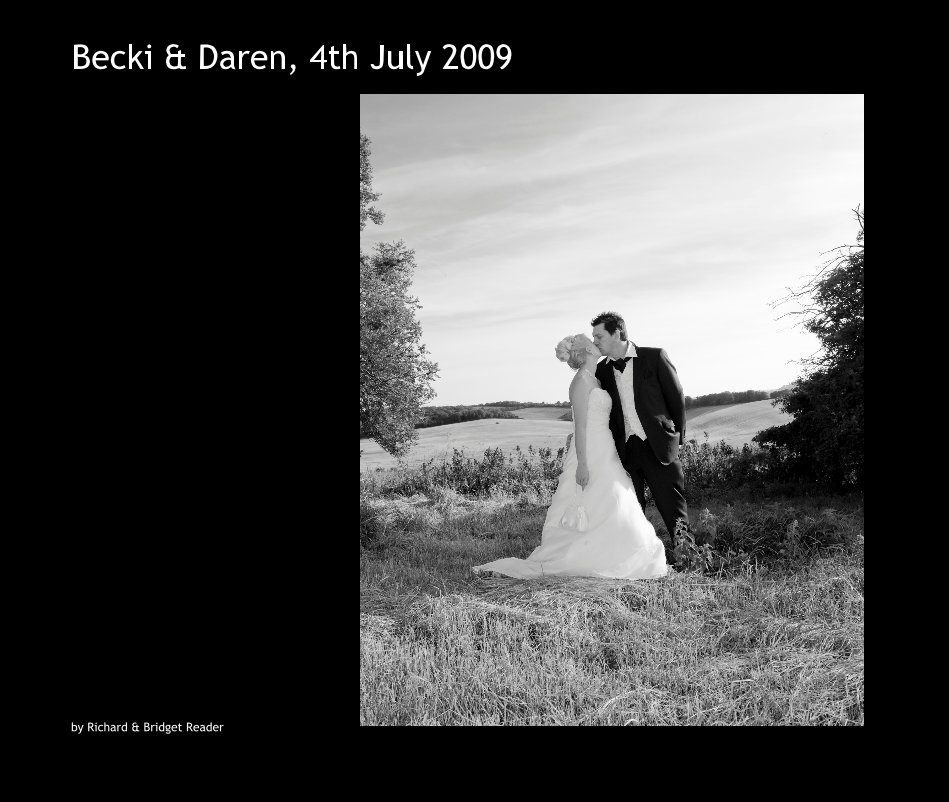 View Becki & Daren, 4th July 2009 by Richard & Bridget Reader