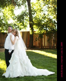 emily & randy | married | july 12, 2009 book cover