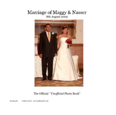 Marriage of Maggy & Nasser 8th August 2009 book cover