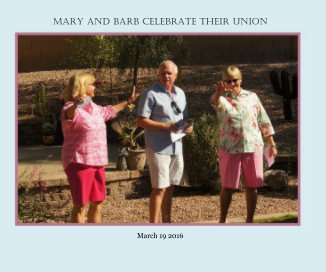 Mary and Barb celebrate their Union book cover