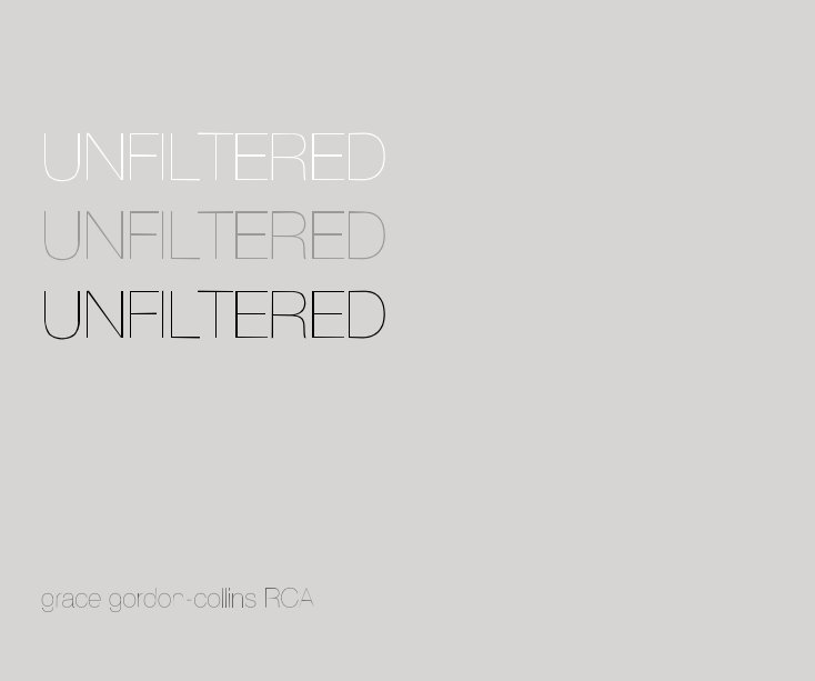 Ver UNFILTERED por grace gordon-collins