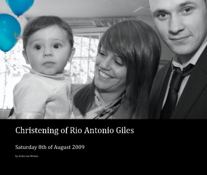 Christening of Rio Antonio Giles book cover