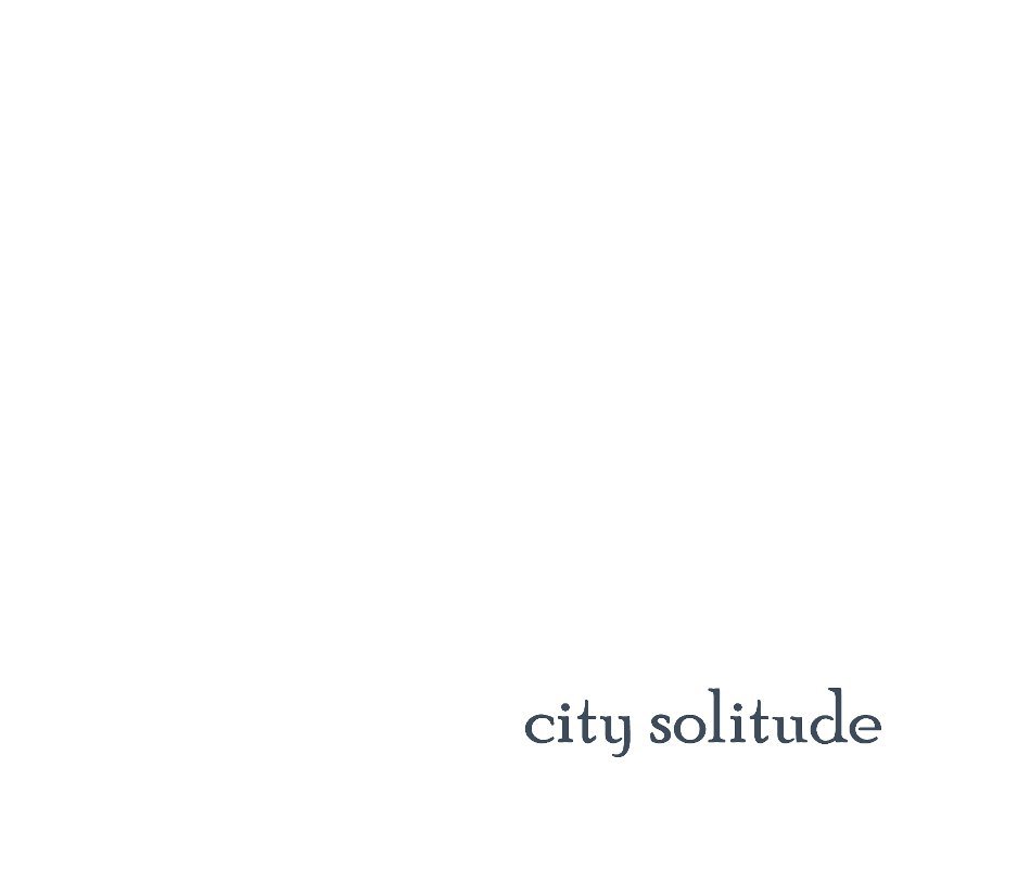 View city solitude by John Teer