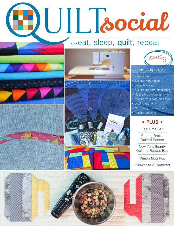 View QUILTsocial Issue 6 by A Needle Pulling Thread