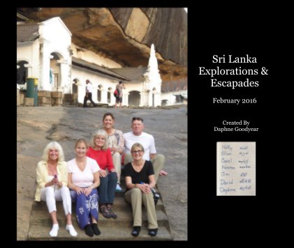 Sri Lanka Explorations & Escapades February 2016 book cover