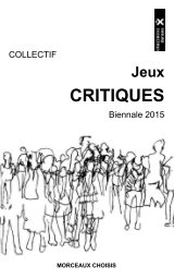Jeux Critiques book cover