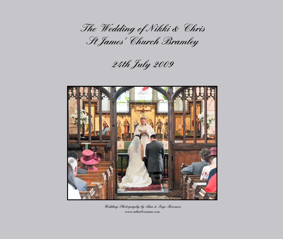 View The Wedding of Nikki & Chris St James' Church Bramley by Wedding Photography by Alan & Inge Bowmen www.alanbowman.com