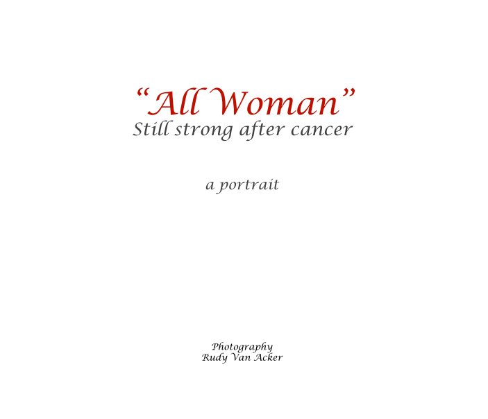 Ver "All Woman" por Rudy Van Acker