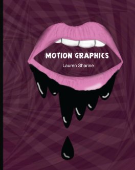 Motion Graphic Visual Design Diary book cover
