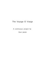 THE VOYAGE EL VIATGE book cover