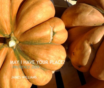 MAY I HAVE YOUR PLACE? - PROVENCE 2009. book cover