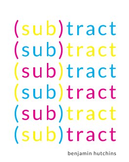 subtract book cover