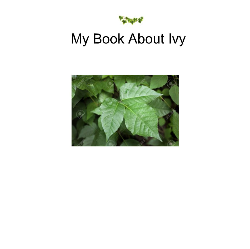 View My Book About Ivy by Dassi Shusterman