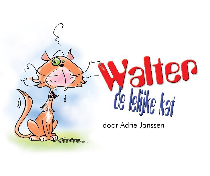 View Walter the ugly cat by Adrie Janssen