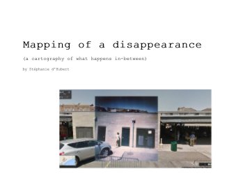 Mapping of a disappearance book cover