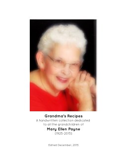 Grandma's Recipes book cover