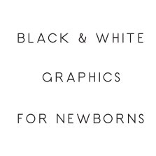 Black and White Graphics For Newborns book cover