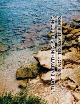 that everything is fleeting book cover