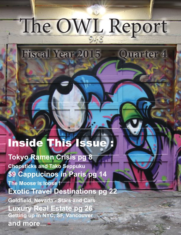 View The Owl Report 2015 by Nite Owl