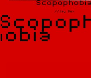 Scopophobia book cover