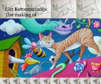 Het Kattenparadijs The making of book cover