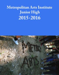 2016 Metro Middle School yearbook book cover