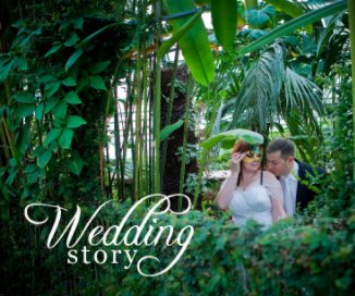 Wedding story book cover