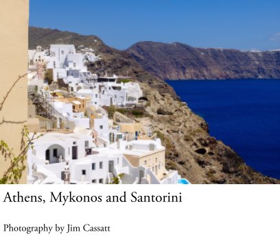 Athens,Mykonos and Santorini book cover