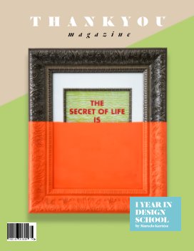 Thank You Magazine - 1 Year of Product Design book cover