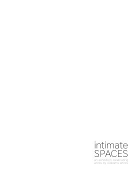 Intimate Spaces Exhibition Catalog book cover