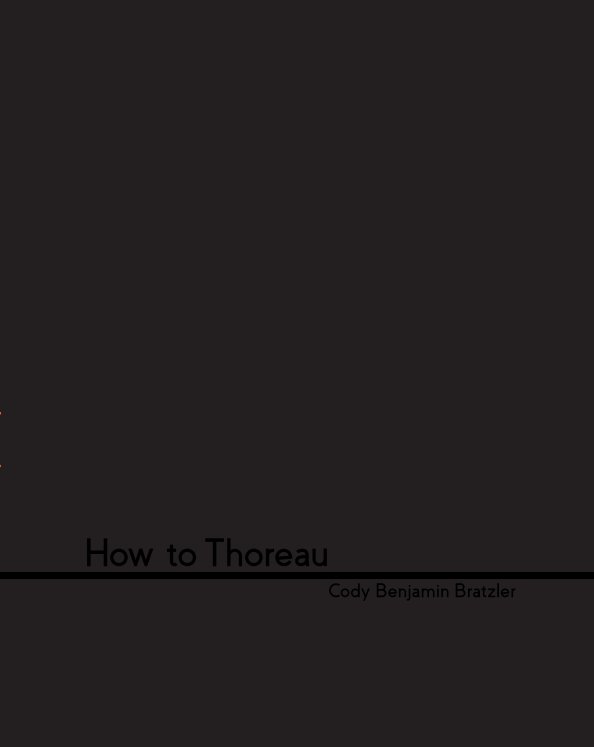 Ver How to Thoreau por Cody Bratzler