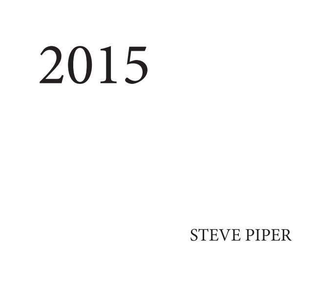 2015 with title page nach Steve Piper anzeigen