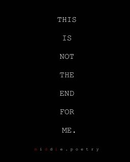 This Is Not The End For Me. book cover