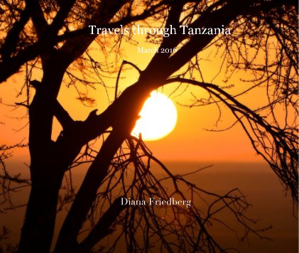 Travels through Tanzania March 2016 book cover