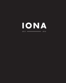 Iona Project 2015-2016 book cover
