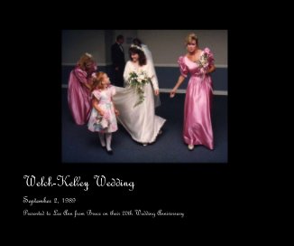 Welch-Kelley Wedding book cover