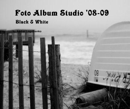 Foto Album Studio '08-09 Black & White book cover