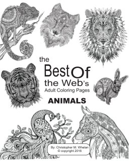 The Best of The Web's Adult Coloring Pages book cover