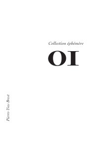 Collection éphémère - vol 01 book cover