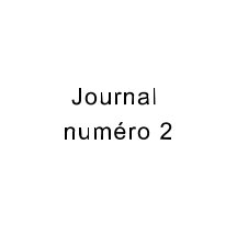 Journal numéro 2 book cover