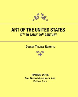 Docent Reports: Art of the United States book cover