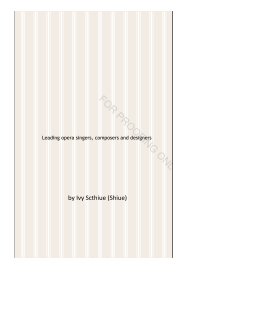 Leading opera singers, composers and designers book cover
