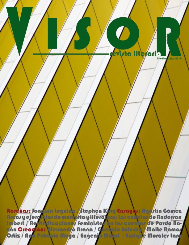 Ver Revista Literaria Visor - nº 6 por Revista Literaria Visor
