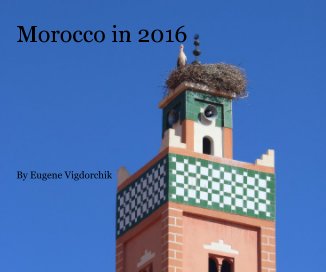 Morocco in 2016 By Eugene Vigdorchik book cover